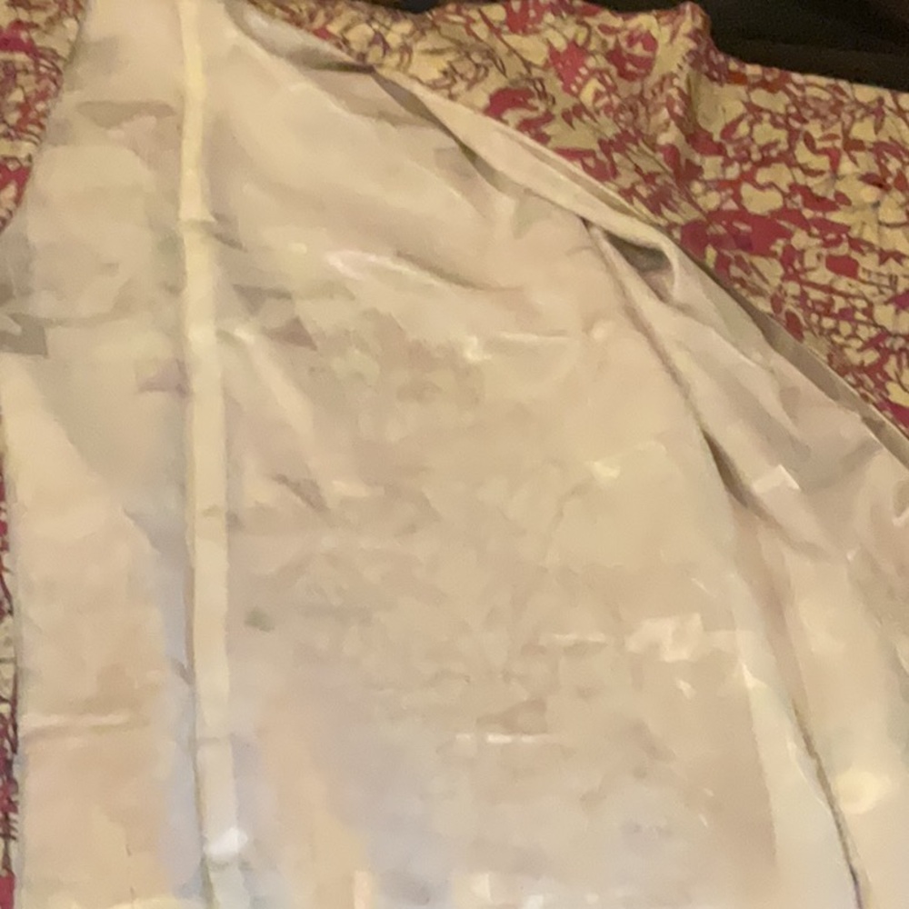 VINTAGE HAORI JAPANESE KIMONO JACKET.SILK BLEND. HAND CRAFTED. FULLY LINED. NEW - Picture 5 of 7